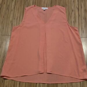 NWOT Fever Coral V-Neck Top